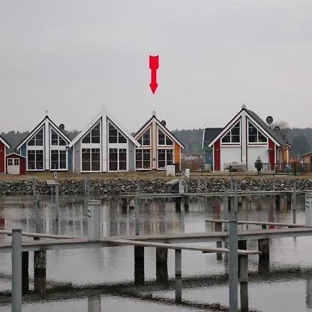 Сasa de vacaciones Skandinavisches-ferienhaus-2-reihe-zum-wasser-fuer-6-personen